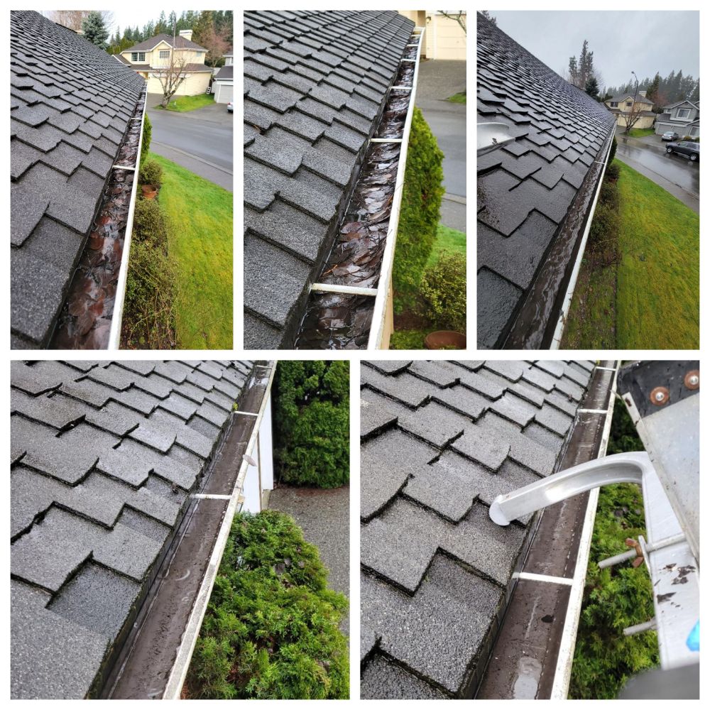 Gutter cleaning in klahanie wa