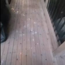 Softwashing a Wood Deck in Issaquah, WA