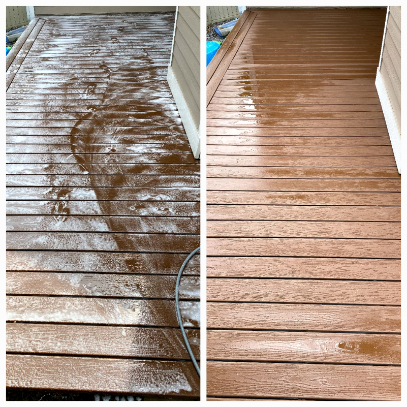 Trex deck cleaning