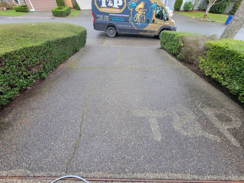 A Transformative Driveway and Patio Pressure Washing in Issaquah, WA