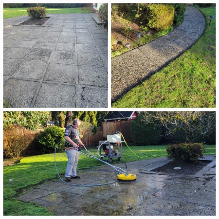 Combination Window Cleaning & Pressure Washing Completed in Bellevue, WA